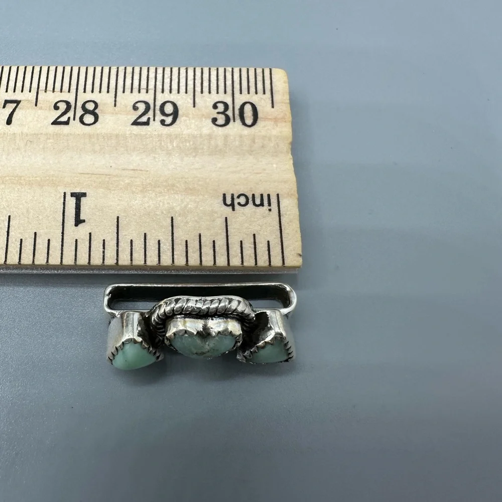 ⌚Paloma Turquoise Heart Sterling Silver 925 Watch Band Charm Handmade iWatch